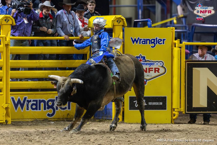 Letcher bull rider Mason Moody finishes eighth in the average at first-ever National Finals Rodeo appearance 